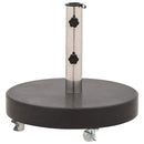 parasolfod granit 30 kg rund sort