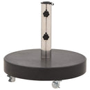 parasolfod granit 30 kg rund sort