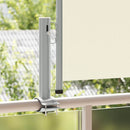 sammenrullelig sidemarkise 60 x 300 cm cremefarvet