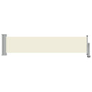 sammenrullelig sidemarkise 60 x 300 cm cremefarvet