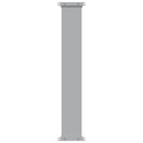 sammenrullelig sidemarkise 80x300 cm sort