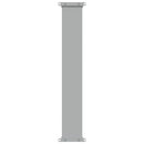 sammenrullelig sidemarkise til terrassen 80 x 300 cm grå