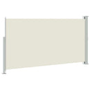 sammenrullelig sidemarkise til terrassen 170x300 cm cremefarvet