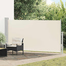 sammenrullelig sidemarkise til terrassen 170x300 cm cremefarvet