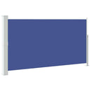 sammenrullelig sidemarkise til terrassen 170 x 300 cm blå