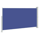 sammenrullelig sidemarkise til terrassen 170 x 300 cm blå