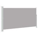 sammenrullelig sidemarkise til terrassen 170 x 300 cm grå