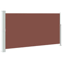 sammenrullelig sidemarkise til terrassen 170 x 300 cm brun