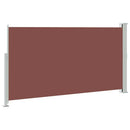 sammenrullelig sidemarkise til terrassen 170 x 300 cm brun