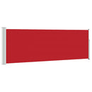 sammenrullelig sidemarkise til terrassen 100 x 300 cm rød