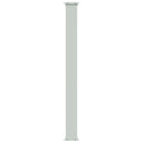 sammenrullelig sidemarkise til terrassen 100 x 300 cm grå