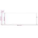 sammenrullelig sidemarkise til terrassen 100 x 300 cm grå
