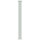 sammenrullelig sidemarkise til terrassen 120 x 500 cm grå
