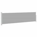 sammenrullelig sidemarkise til terrassen 140 x 500 cm grå