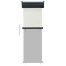 sidemarkise til altan 65x250 cm cremefarvet