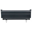 sidemarkise til altan 65x250 cm brun