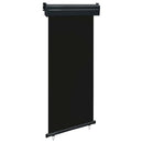 sidemarkise til altan 85x250 cm sort