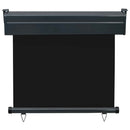 sidemarkise til altan 85x250 cm sort