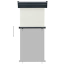 sidemarkise til altan 85x250 cm cremefarvet