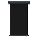 sidemarkise til altan 105x250 cm sort