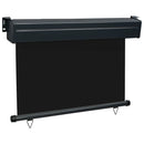sidemarkise til altan 105x250 cm sort
