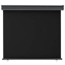 sidemarkise til altan 125x250 cm sort