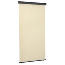 sidemarkise til altan 125x250 cm cremefarvet