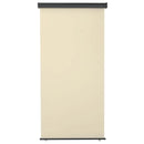sidemarkise til altan 125x250 cm cremefarvet