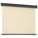 sidemarkise til altan 125x250 cm cremefarvet