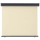 sidemarkise til altan 125x250 cm cremefarvet