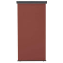 sidemarkise til altan 125x250 cm brun