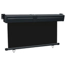 sidemarkise til altan 145x250 cm sort