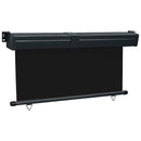 sidemarkise til altan 165x250 cm sort
