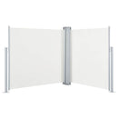 sammenrullelig sidemarkise 100 x 600 cm cremefarvet
