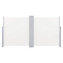 sammenrullelig sidemarkise 120 x 600 cm cremefarvet