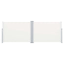 sammenrullelig sidemarkise 100 x 1000 cm cremefarvet
