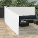 sammenrullelig sidemarkise 100 x 1000 cm cremefarvet