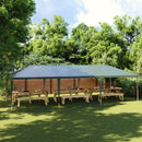 festtelt 4x9 m 90 g/m² grøn
