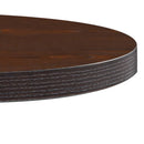 bistrobord 50 cm MDF mørkebrun