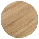 bistrobord 80 cm MDF lysebrun