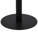 bistrobord 80 cm MDF mørkebrun