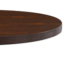 bistrobord 80 cm MDF mørkebrun