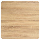 bistrobord 60x60 cm MDF lysebrun