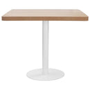 bistrobord 80x80 cm MDF lysebrun