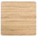 bistrobord 80x80 cm MDF lysebrun