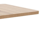 bistrobord 80x80 cm MDF lysebrun