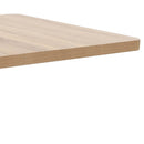 bistrobord 80x80 cm MDF lysebrun
