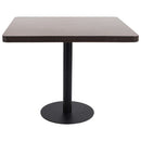 bistrobord 80x80 cm MDF mørkebrun