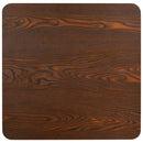 bistrobord 80x80 cm MDF mørkebrun