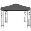 pavillon 3x3 m antracitgrå